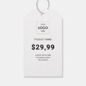 Zakelijke Logo Social Media Branding Cadeau Labels Cadeaulabel (Achterkant)