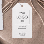 Zakelijke Logo Social Media Branding Cadeau Labels Cadeaulabel