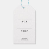 Zakelijke Logo Social Media Professionele Cadeau L Cadeaulabel (Achterkant)