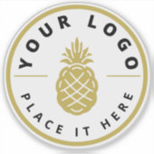 Zakelijke Logo Sticker (Voorkant)