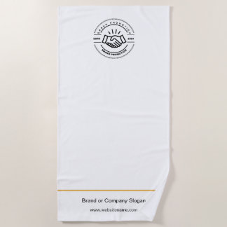 Zakelijke Logo | Strandlaken Minimalistische stran