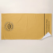 Zakelijke Logo | Strandlaken Minimalistische stran (Voorkant)