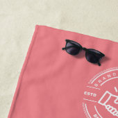 Zakelijke Logo | Strandlaken Minimalistische stran (In situ)