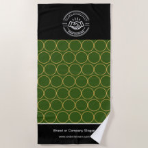 Zakelijke Logo | Strandlaken Minimalistische stran