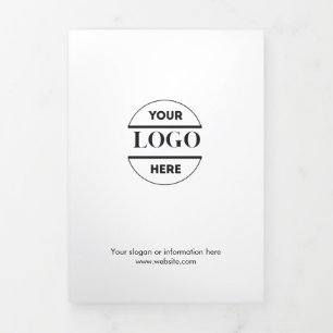 Zakelijke Logo & tekst Modern Trifold Brochure Drieluik Kaart