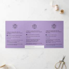 Zakelijke Logo & tekst Modern Trifold Brochure Drieluik Kaart