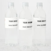 Zakelijke Logo Tekst Promotie Waterfles Label Waterfles Etiket (Flessen)