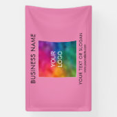 zakelijke Logo tekstkleur Sjabloon Spandoek (Verticaal)