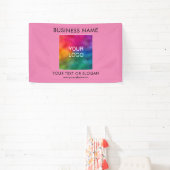 zakelijke Logo tekstkleur Sjabloon Spandoek (Insitu)