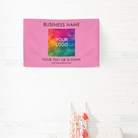  zakelijke Logo tekstkleur Sjabloon Spandoek (Insitu)