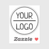 Zakelijke Logo | Telefoonnummer voor professioneel Sticker (Vel)