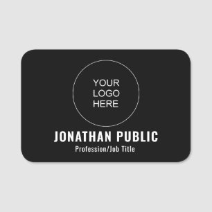 Zakelijke Logo Traditionele Pin Back of Magnetisch Naamplaatje