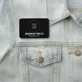 Zakelijke Logo Traditionele Pin Back of Magnetisch Naamplaatje (In situ)