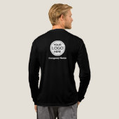 Zakelijke Logo Tri-Blend Shirt (Achterkant)