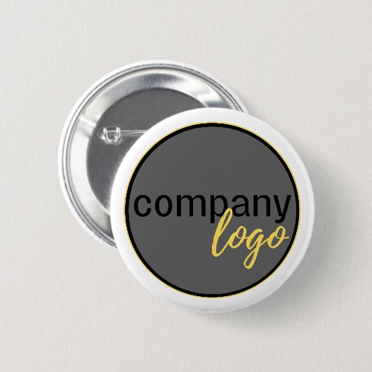 ZAKELIJKE LOGO UNIFORM BEDRIJFSMERK APPAREL RONDE BUTTON 5,7 CM (Voorkant /achterkant)