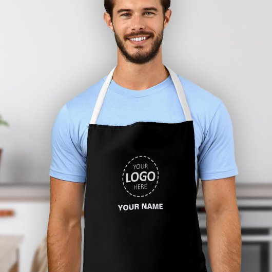 Zakelijke Logo Upload Sjabloon - Creëer Uw Eigen Schort