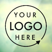 Zakelijke Logo | Upload uw Logo voor bedrijven Raamsticker (Vel 3)