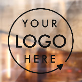Zakelijke Logo | Upload uw Logo voor bedrijven Raamsticker (Vel 2)