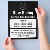 Zakelijke Logo, vacaturewerving Adverteren Flyer (Hand)
