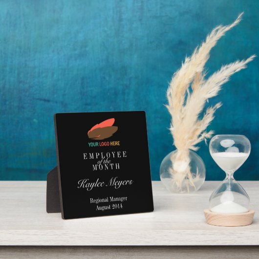 Zakelijke logo van de maandprijs fotoplaat (Insitu)