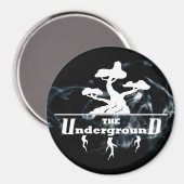 Zakelijke Logo Vapende rookachtergrond Magneet (Voorkant / Achterkant)