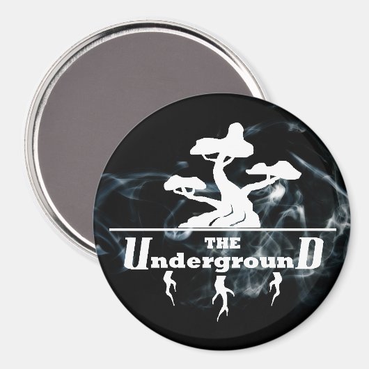 Zakelijke Logo Vapende rookachtergrond Magneet (Voorkant / Achterkant)