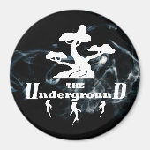 Zakelijke Logo Vapende rookachtergrond Magneet (Voorkant)