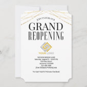 Zakelijke Logo voor heropening Kaart (Voorkant)