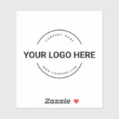 Zakelijke Logo voor professioneel gebruik Sticker (Vel)