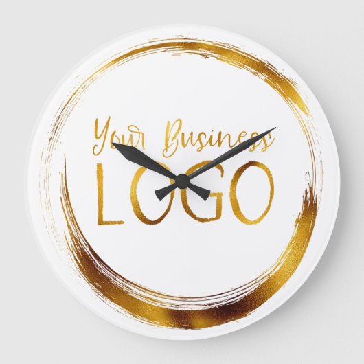 Zakelijke Logo voor witte promotie Grote Klok (Voorkant)