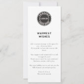 Zakelijke Logo Vrolijke Kerstbessen Groeten Kaart (Achterkant)