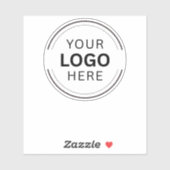 Zakelijke Logo | Waterflesje met het merk "profess Sticker (Vel)