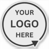 Zakelijke Logo | Waterflesje met het merk "profess Sticker (Voorkant)