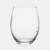 Zakelijke Logo website Eenvoudige promotie Wijnglas Zonder Voet (Links)