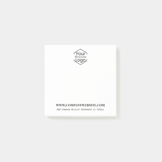 Zakelijke Logo, Website, Visie, Professioneel Mode Post-it® Notes (Voorkant)