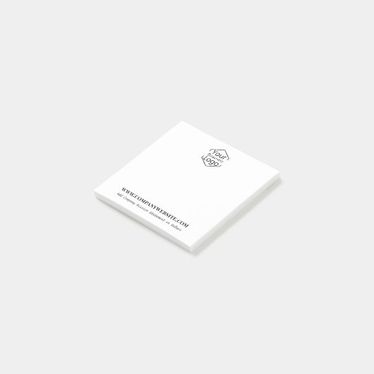 Zakelijke Logo, Website, Visie, Professioneel Mode Post-it® Notes (Schuin)