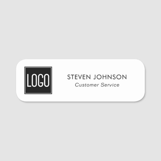 Zakelijke Logo werknemer Naamplaatje (Voorkant)