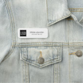 Zakelijke Logo werknemer Naamplaatje (In situ)