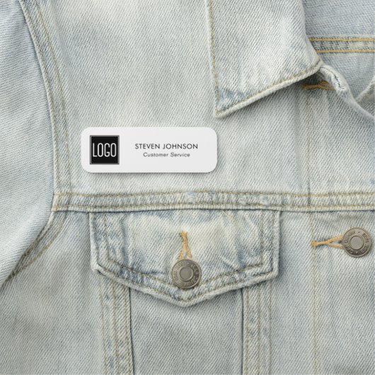 Zakelijke Logo werknemer Naamplaatje (In situ)