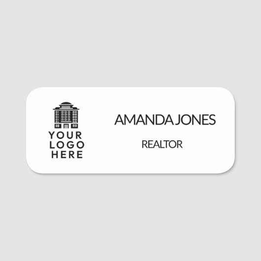 Zakelijke Logo werknemer Naamplaatje (Voorkant)