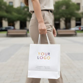Zakelijke Logo White Medium Cadeauzakje