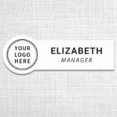 Zakelijke Logo White Naamplaatje