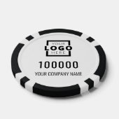 Zakelijke Logo White Poker Chips (Enkel)
