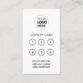 Zakelijke Logo | White Professional Company Klantenkaartje (Voorkant)