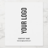 Zakelijke Logo Wijnflesetiketten Wijn Etiket (Enkel label)