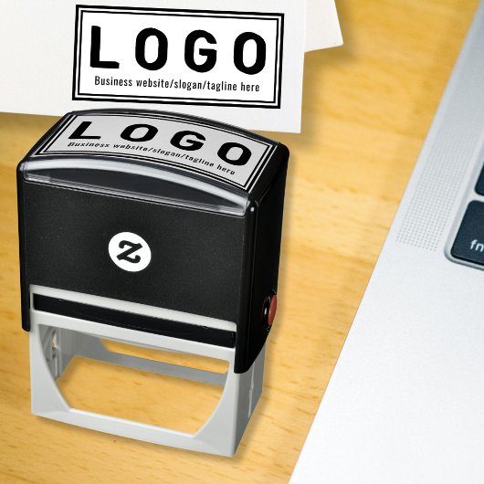 Zakelijke Logo Zelfinktende Stempel