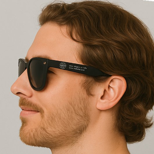 Zakelijke Logo | Zwart Modern promotieswag Zonnebrillen