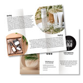 Zakelijke Logo zwart-wit brochure