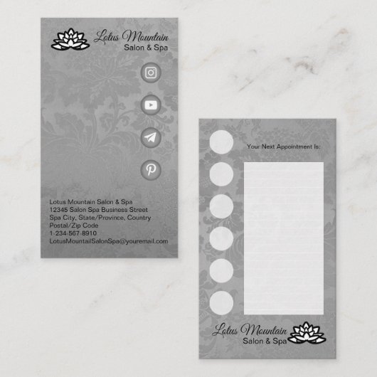  zakelijke loyaliteit Kaart Visitekaartje (Voorkant / Achterkant)