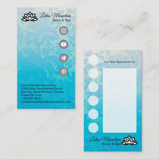 zakelijke loyaliteit Kaart Visitekaartje (Voorkant / Achterkant)